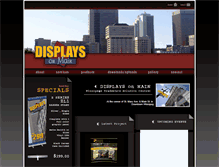 Tablet Screenshot of displaysonmain.com